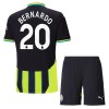 Maillot de Supporter Manchester City Bernardo 20 Extérieur 2024-25 Pour Enfant